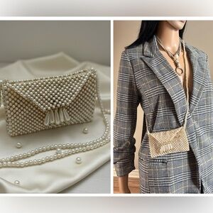 2026 Trend: Faux Pearl Mini Bag Necklace Micro Pendant Purse